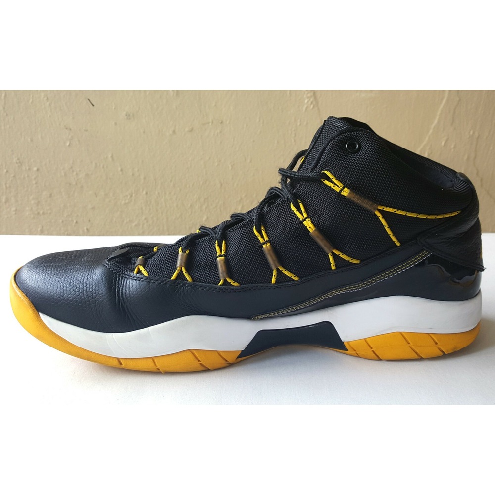 Nike Jordan Prime Flight Black Varsity Maize  616846-012  size 11.5 - Picture 7 of 10